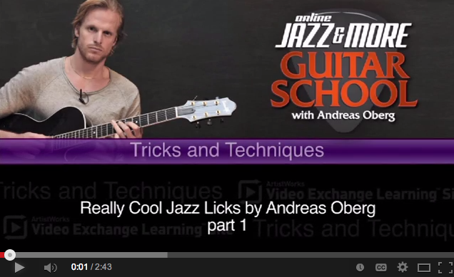 jazz guitar licks from andreas oberg