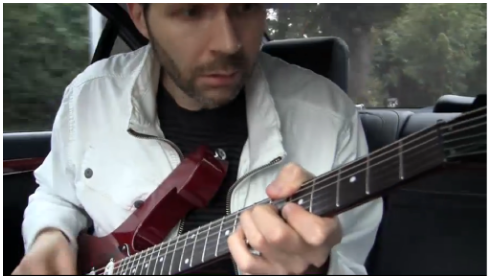 paul gilbert video exchange from a moving car