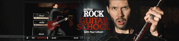rock guitar lessons with paul gilbert