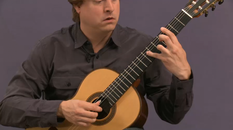 classical guitar lesson on courante by jason vieuax