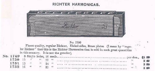harmonica history - richter 