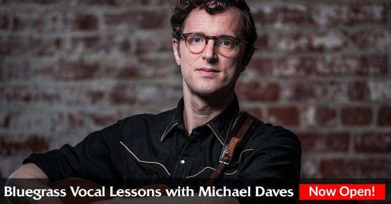 how to sing bluegrass with michael daves - now available!