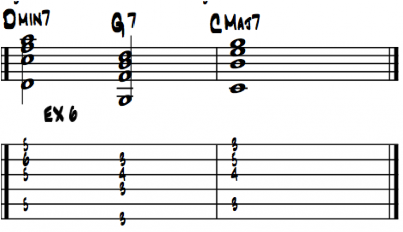 jazz guitar chords - exercise 6
