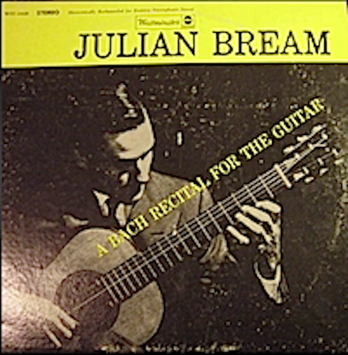 julian bream, a bach recital for guitar
