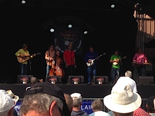 laroche bluegrass festival, stage