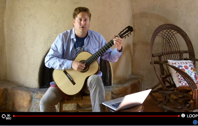 learning classical guitar - Jason Vieaux response