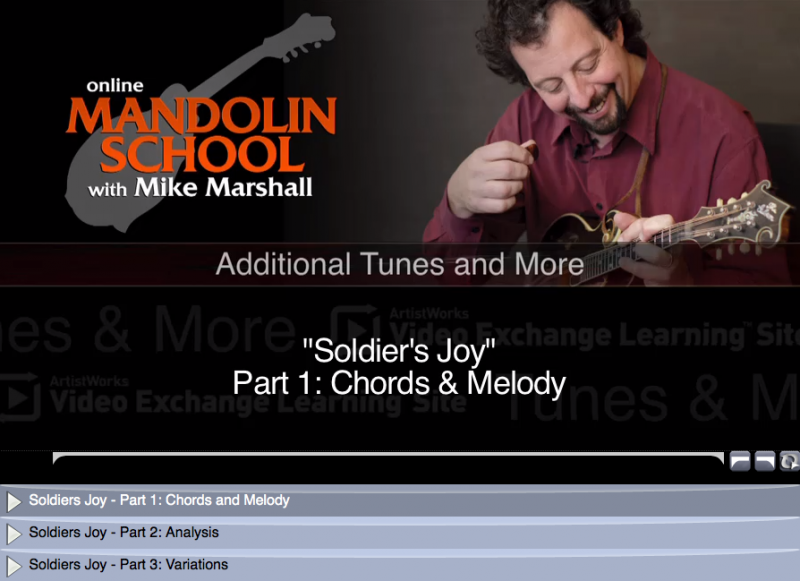 mandolin lesson - soldiers johy
