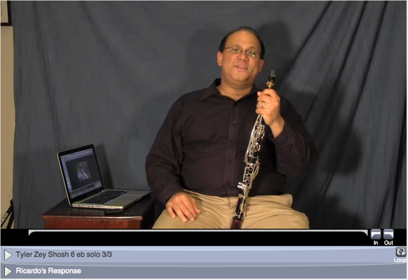 online learning clarinet lessons with ricardo morales