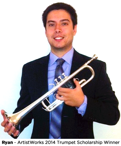 online learning profile - ryan, trumpet student