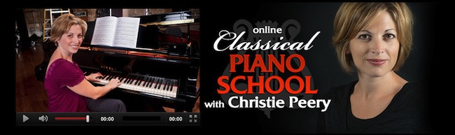 piano lessons online with christie peery
