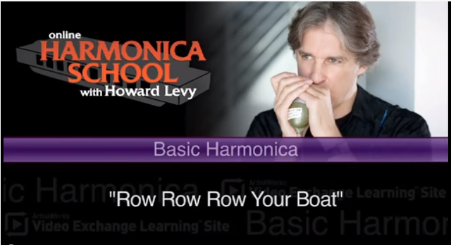 row row row your boat harmonica lesson