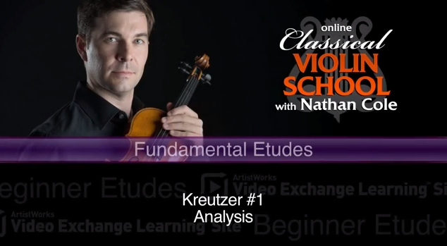 violin lesson kreutzer etude