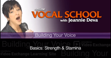 vocal lessons with Jeannie deva