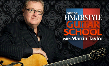 Get online guitar lessons with personalized feedback from Martin Taylor