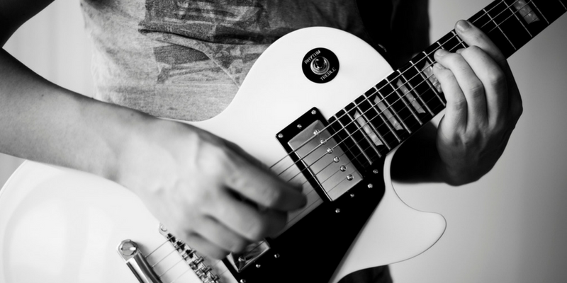 black and white rock guitar guitar styles to try artist works