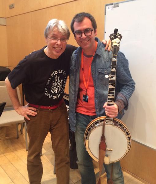 darol anger at barcelona fiddle congress with lluis gomez
