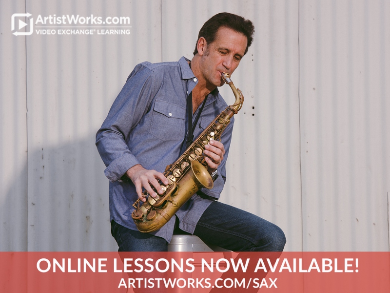 jazz saxophone lessons with eric marienthal now open