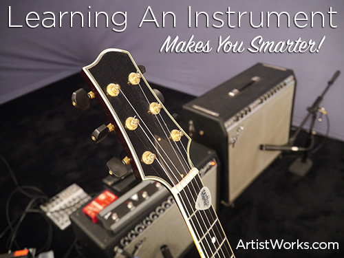 learning an instrument makes you smarter