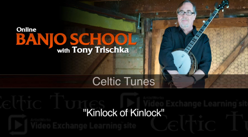 celtic tune banjo kinlock of kinlock