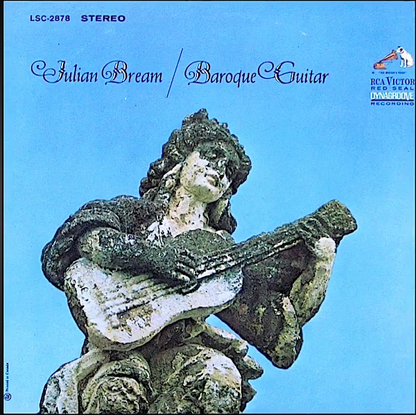 julian bream, baroque guitar