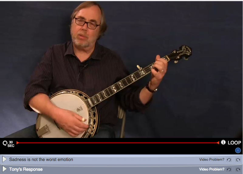 learning banjo in germany - video exchange with tony trischka