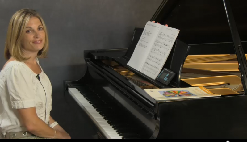 learning piano online with christie peery