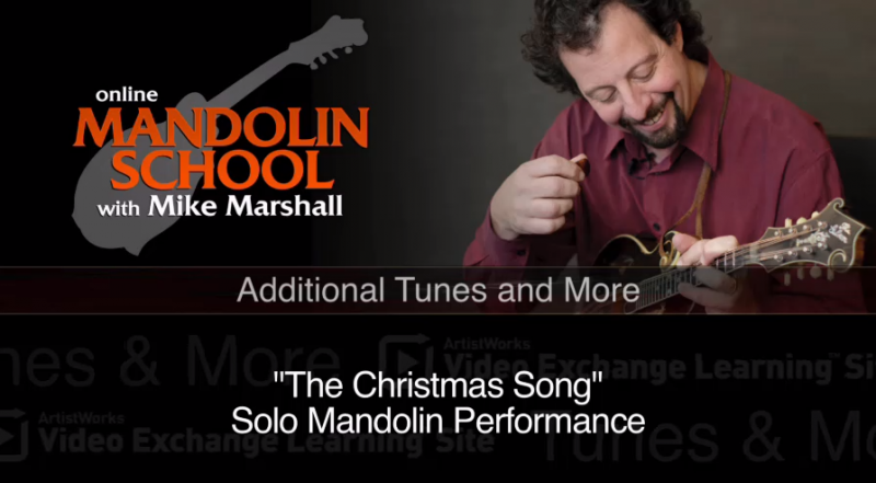 mandolin lessson - the christmas song
