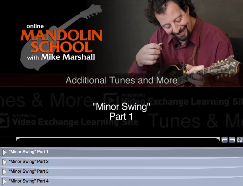mandolin lesson - minor swing
