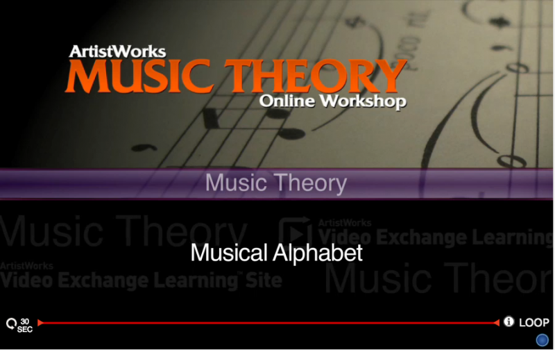 music theory lessons at artistworks