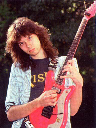 paul gilbert pink guitar